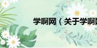 學啊網(關于學啊網介紹)