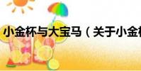小金杯與大寶馬(關于小金杯與大寶馬簡介)