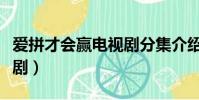 愛拼才會贏電視劇分集介紹(愛拼才會贏電視劇)
