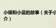 小銀和小藍的故事(關于小銀和小藍的故事簡介)