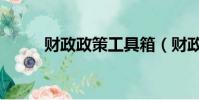財政政策工具箱(財政政策工具)