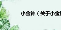 小金鐘(關于小金鐘簡介)