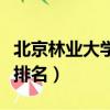 北京林業大學排名為什么不高（北京林業大學排名）