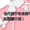 當代鎮寧布依族平繡花紋圍腰（關于當代鎮寧布依族平繡花紋圍腰介紹）
