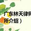廣東林天律師事務所（關于廣東林天律師事務所介紹）