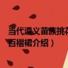 當代遵義苗族挑花蠟染百褶裙（關于當代遵義苗族挑花蠟染百褶裙介紹）