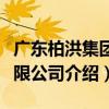 廣東柏洪集團有限公司（關于廣東柏洪集團有限公司介紹）