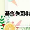 基金凈值排名前十2019（基金凈值排名）