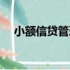 小額信貸管理（關于小額信貸管理簡介）
