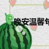晚安溫馨句子正能量（晚安溫馨句子）