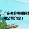 廣東有你物聯網科技有限公司（關于廣東有你物聯網科技有限公司介紹）