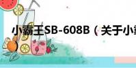 小霸王SB-608B(關于小霸王SB-608B簡介)