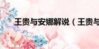 王貴與安娜解說(王貴與安娜演員表)