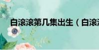 白滾滾第幾集出生(白滾滾第幾集出生)