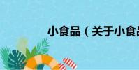 小食品(關于小食品簡介)