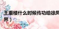 王重樓什么時候傳功給徐鳳年(王重樓什么境界)