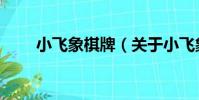 小飛象棋牌(關于小飛象棋牌簡介)