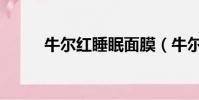 牛爾紅睡眠面膜(牛爾紅酒面膜)