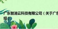 廣東智消云科技有限公司(關于廣東智消云科技有限公司介紹)