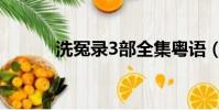 洗冤錄3部全集粵語(洗冤錄3)