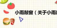 小雨敲窗(關于小雨敲窗簡介)