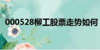 000528柳工股票走勢如何(000528股吧)