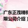 廣東正茂精機有限公司（關于廣東正茂精機有限公司介紹）
