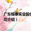 廣東榕泰實業股份有限公司（關于廣東榕泰實業股份有限公司介紹）