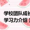 學校團隊成長的學習力（關于學校團隊成長的學習力介紹）