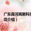 廣東森河高新科技有限公司（關于廣東森河高新科技有限公司介紹）
