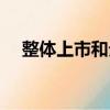 整體上市和分拆上市的區別（整體上市）
