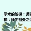 學術的階梯：師生相處之道與學術研究入門（關于學術的階梯：師生相處之道與學術研究入門介紹）