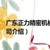 廣東正力精密機械有限公司（關于廣東正力精密機械有限公司介紹）