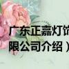 廣東正嘉燈飾有限公司（關于廣東正嘉燈飾有限公司介紹）