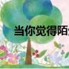當你覺得陌生（關于當你覺得陌生介紹）