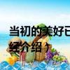 當初的美好已是曾經（關于當初的美好已是曾經介紹）