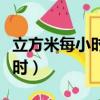 立方米每小時等于多少升每分鐘（立方米每小時）