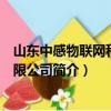 山東中感物聯網科技有限公司（關于山東中感物聯網科技有限公司簡介）