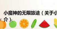 小魔神的無限旅途(關于小魔神的無限旅途簡介)
