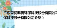 廣東森羽鵬騰環保科技股份有限公司(關于廣東森羽鵬騰環保科技股份有限公司介紹)