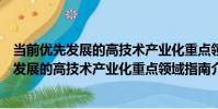 當前優先發展的高技術產業化重點領域指南(關于當前優先發展的高技術產業化重點領域指南介紹)