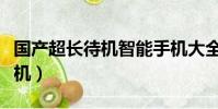 國產超長待機智能手機大全(國產超長待機手機)