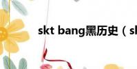 skt bang黑歷史(skt bang)