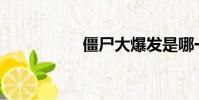 僵尸大爆發是哪一年?