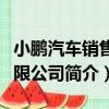 小鵬汽車銷售有限公司（關于小鵬汽車銷售有限公司簡介）