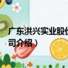 廣東洪興實業股份有限公司（關于廣東洪興實業股份有限公司介紹）
