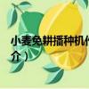 小麥免耕播種機作業質量（關于小麥免耕播種機作業質量簡介）