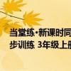 當堂練·新課時同步訓練 3年級上冊（關于當堂練·新課時同步訓練 3年級上冊介紹）