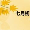 七月初七是什么節（七月初七）