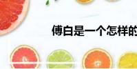 傅白是一個怎樣的老師?